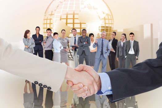Handshake symbolizing a successful complaint resolution